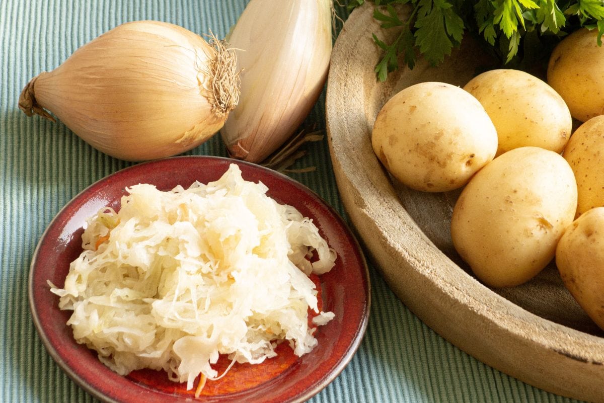 placki ziemniaczane z kiszoną kapustą 2