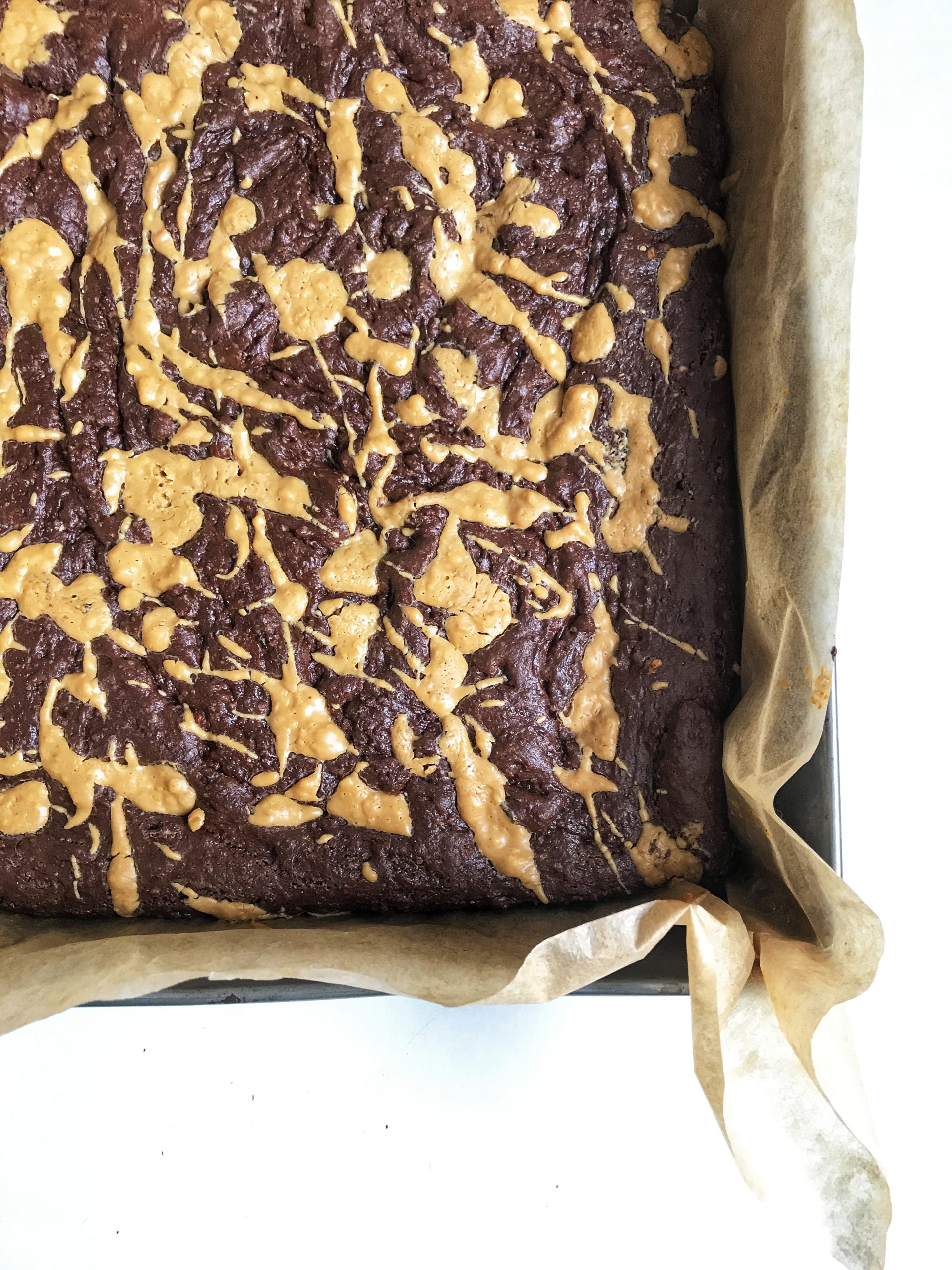 brownie z masłem orzechowym 2