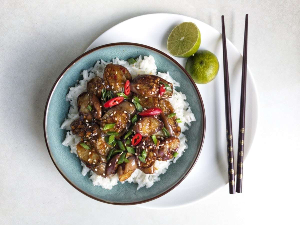 bakłażan po chińsku