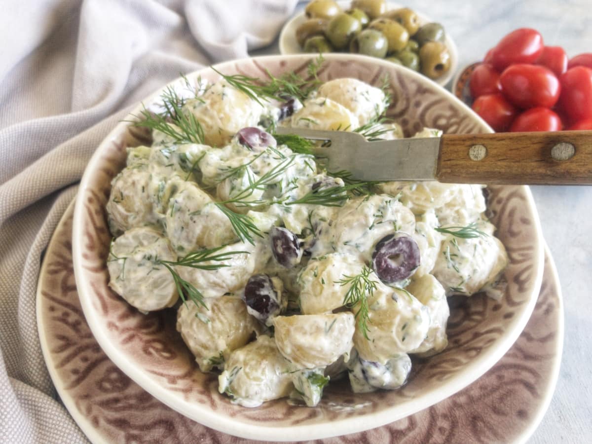 sałatka ziemniaczana tzatziki 3