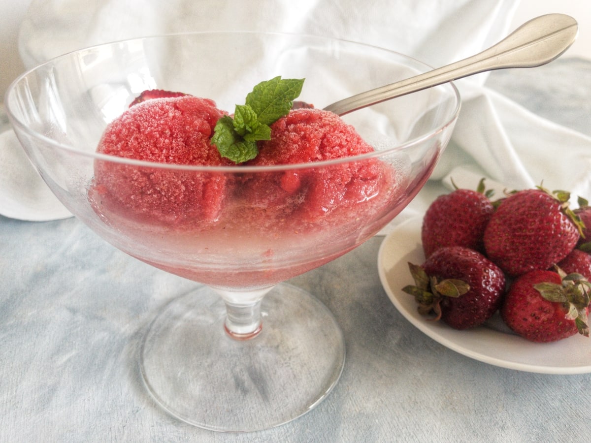 sorbet z truskawek i prosecco 2