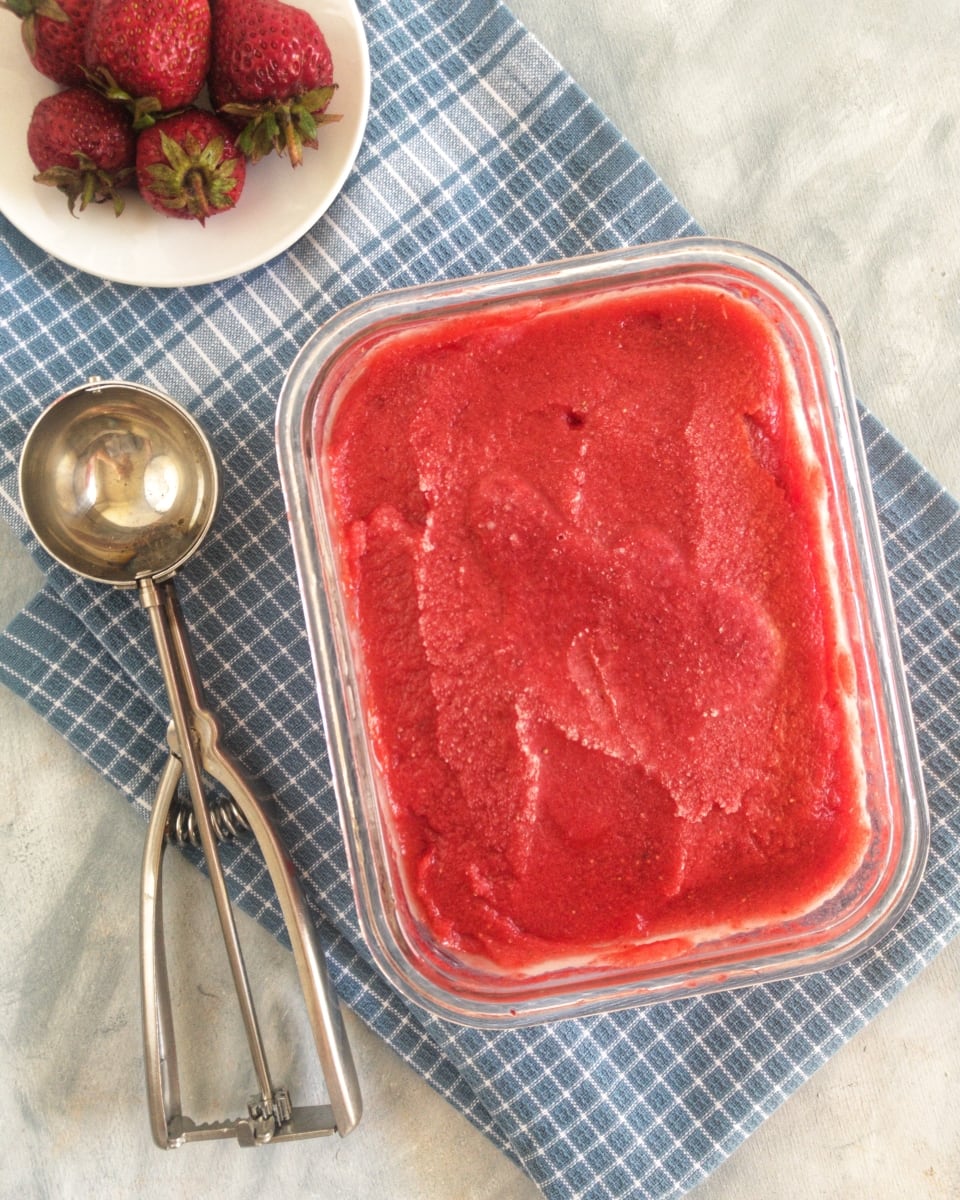 sorbet z truskawek i prosecco 3