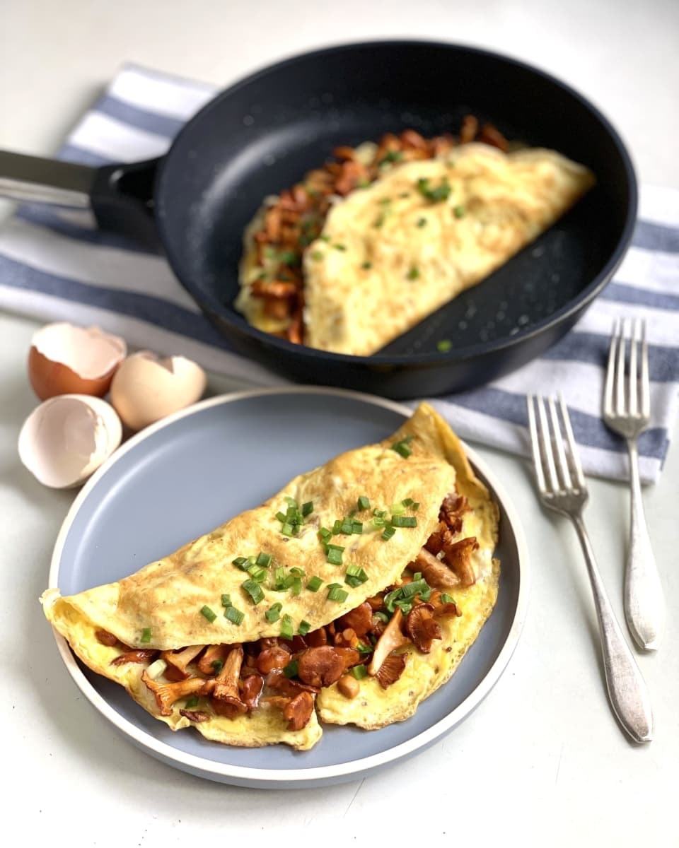 omlet z kurkami 2