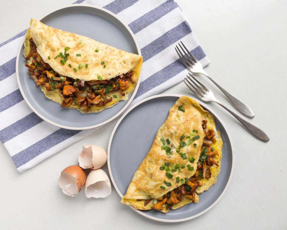omlet z kurkami 3