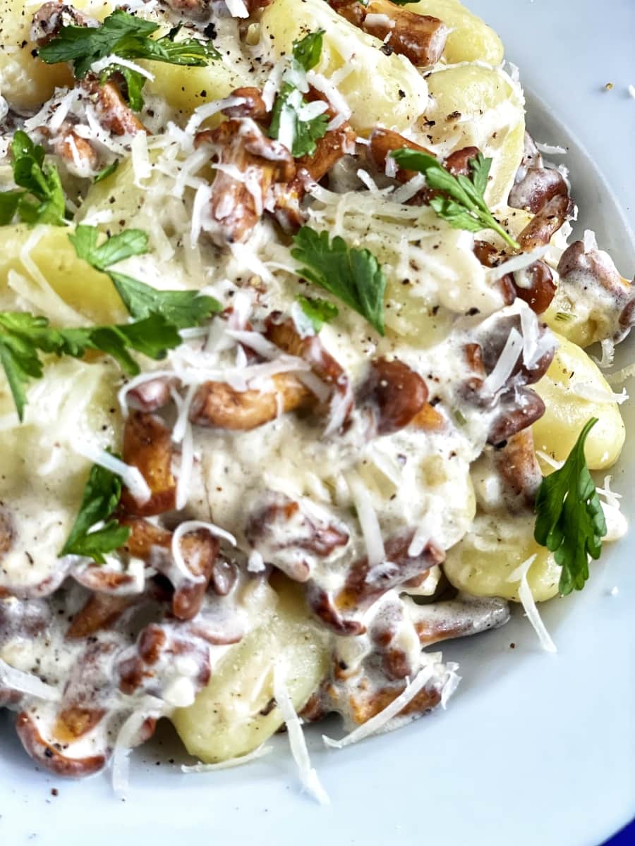 gnocchi z sosem kurkowym 2