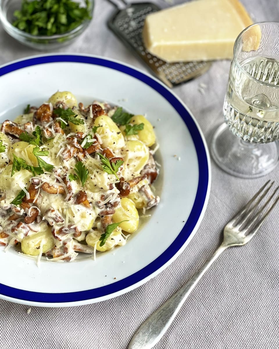 gnocchi z sosem kurkowym 3