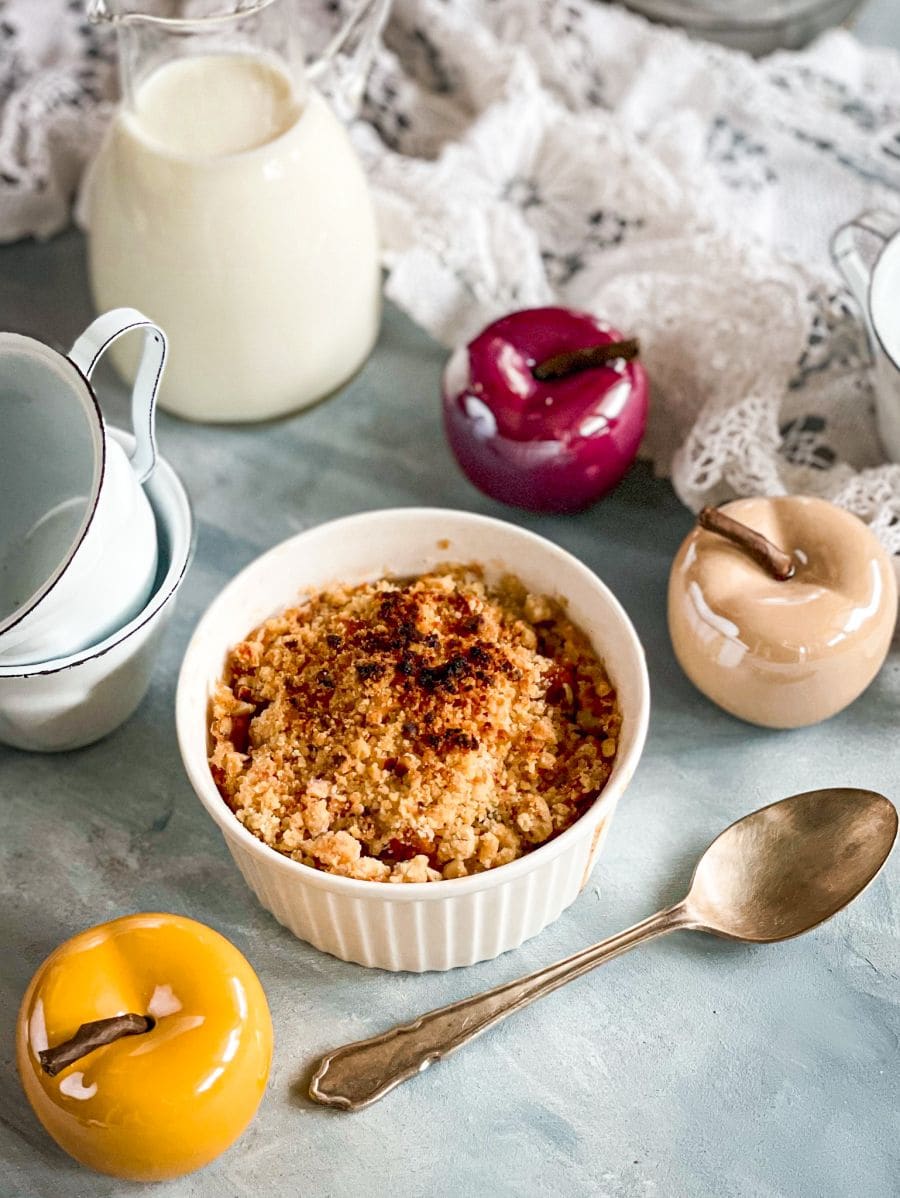 jabłka pod kruszonką