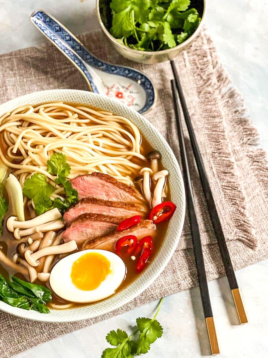 ramen z kaczki